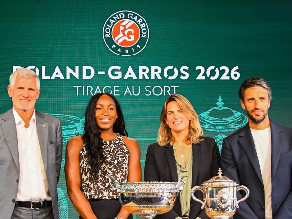 Gilles Moretton, Coco Gauff, Amélie Mauresmo, Tony Estanguet, draw 2026