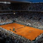 Night session on te Court Philippe-Chatrier