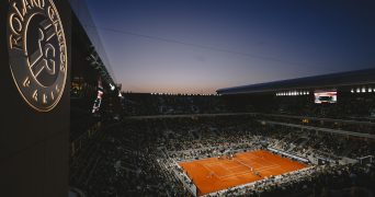 Roland-Garros, court Philippe-Chatrier, night session