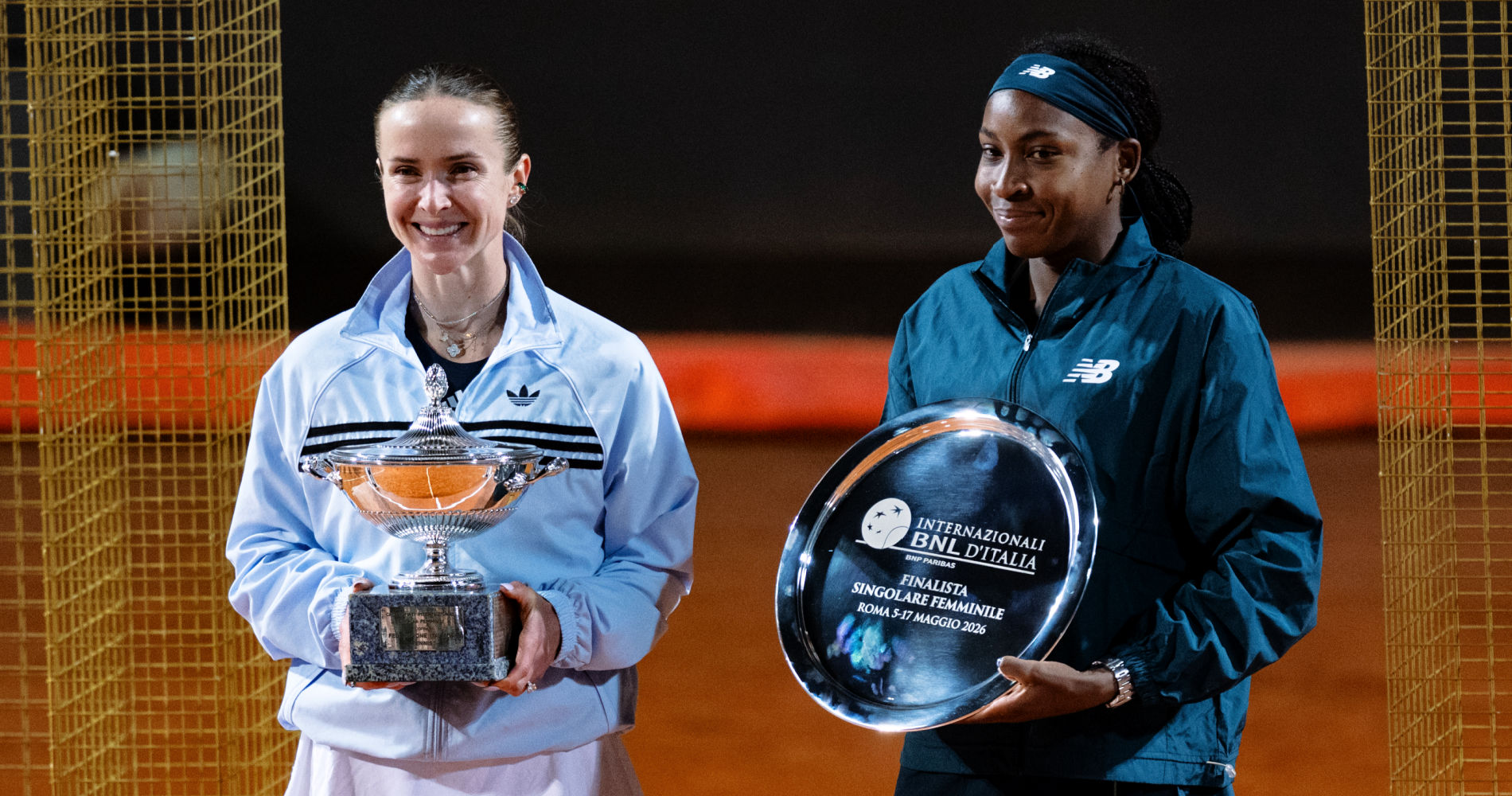 Elina Svitolina and Coco Gauff, Rome 2026