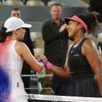 Iga Swiatek and Naomi Osaka, Roland-Garros 2024