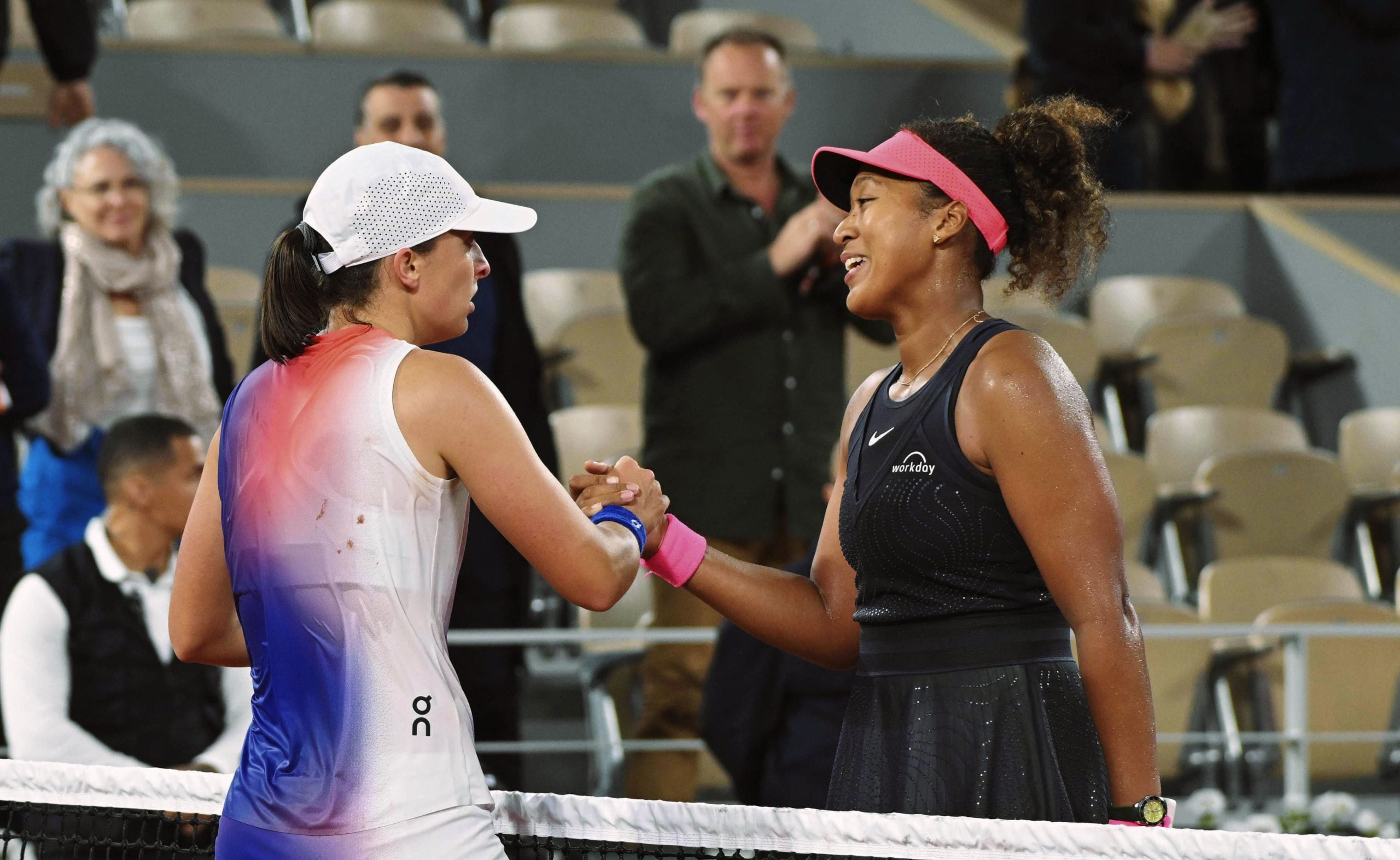 Iga Swiatek and Naomi Osaka, Roland-Garros 2024