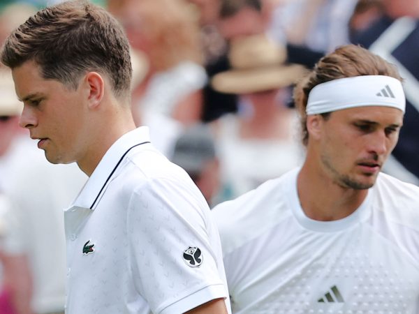 Raphaël Collignon and Alexander Zverev, Wimbledon 2026