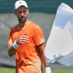 Novak Djokovic, practice before Wimbledon 2026