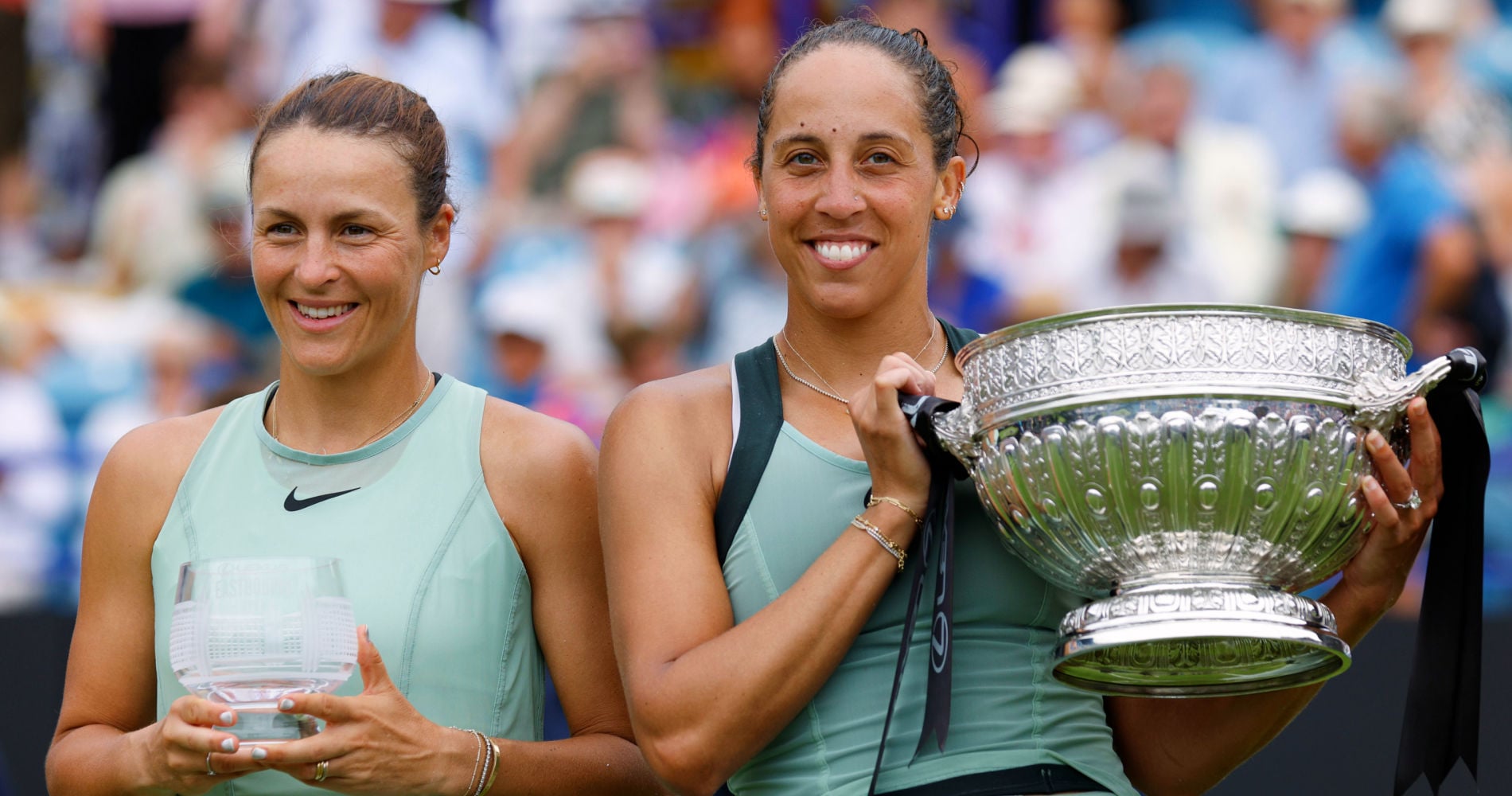 Tatjana Maria and Madison Keys, Eastbourne 2026