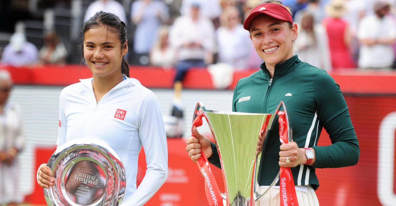 Emma Raducanu and Donna Vekic, Queen's 2026