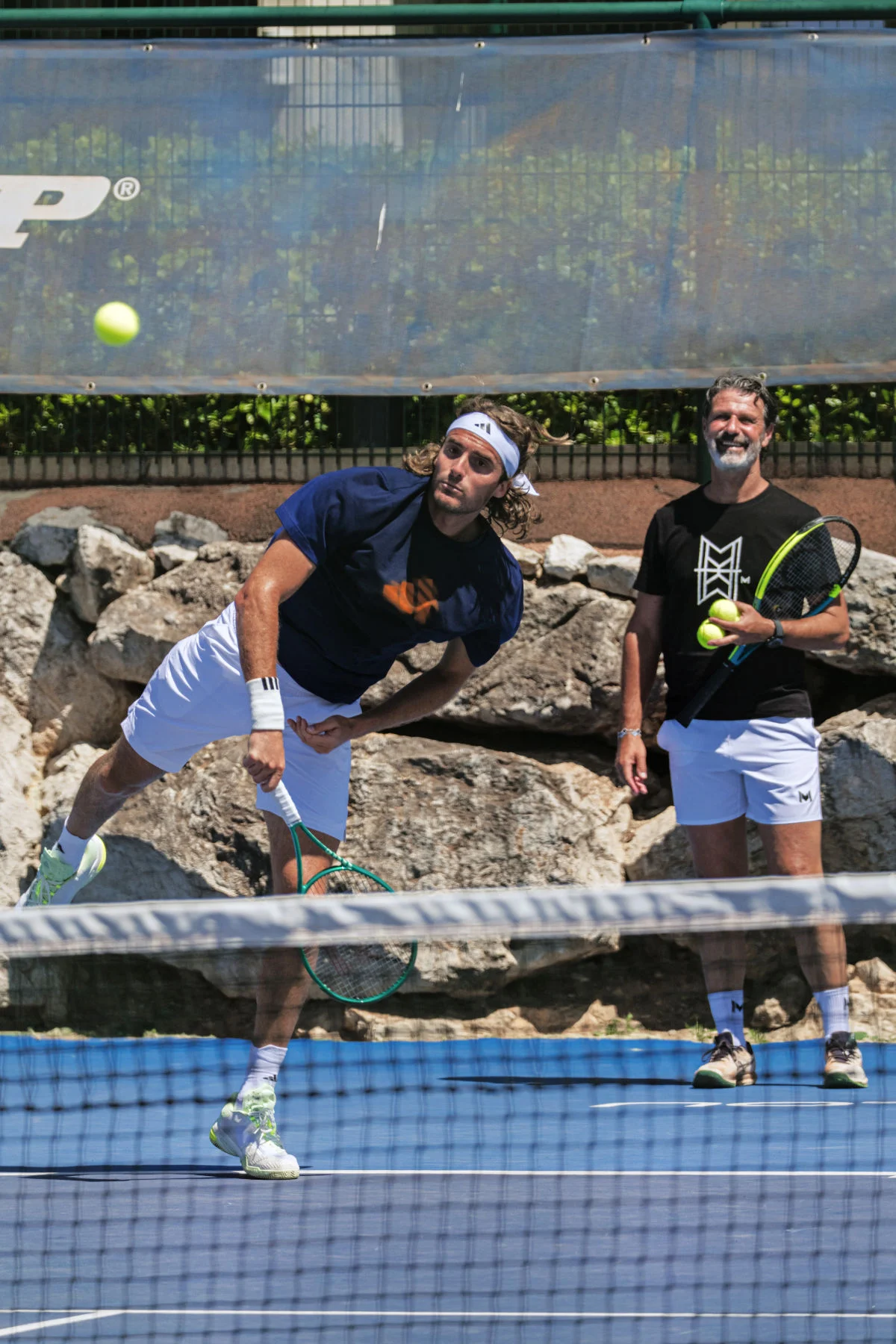Stefanos Tsitsipas and Patrick Mouratoglou, June 2026