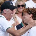 Darren Cahill and Jannik Sinner, Wimbledon 2026