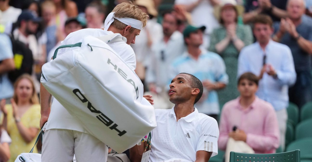 Felix Auger-Aliassime and Alejandro Davidovich Fokina, Wimbledon 2026