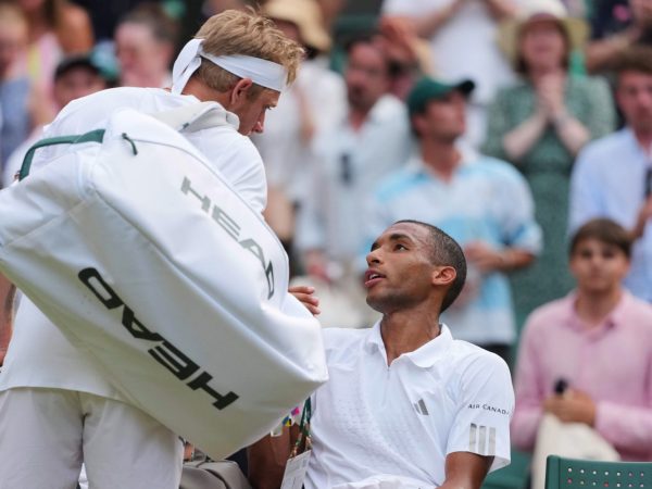 Felix Auger-Aliassime and Alejandro Davidovich Fokina, Wimbledon 2026