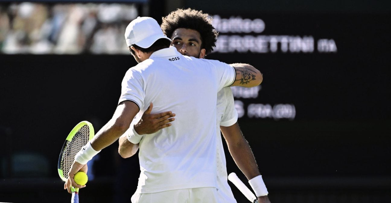 Arthur Fils defeated by Matteo Berrettini, Wimbledon 2026