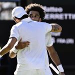 Arthur Fils defeated by Matteo Berrettini, Wimbledon 2026