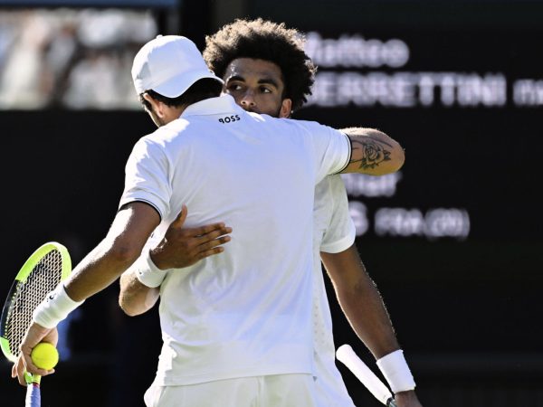 Arthur Fils defeated by Matteo Berrettini, Wimbledon 2026