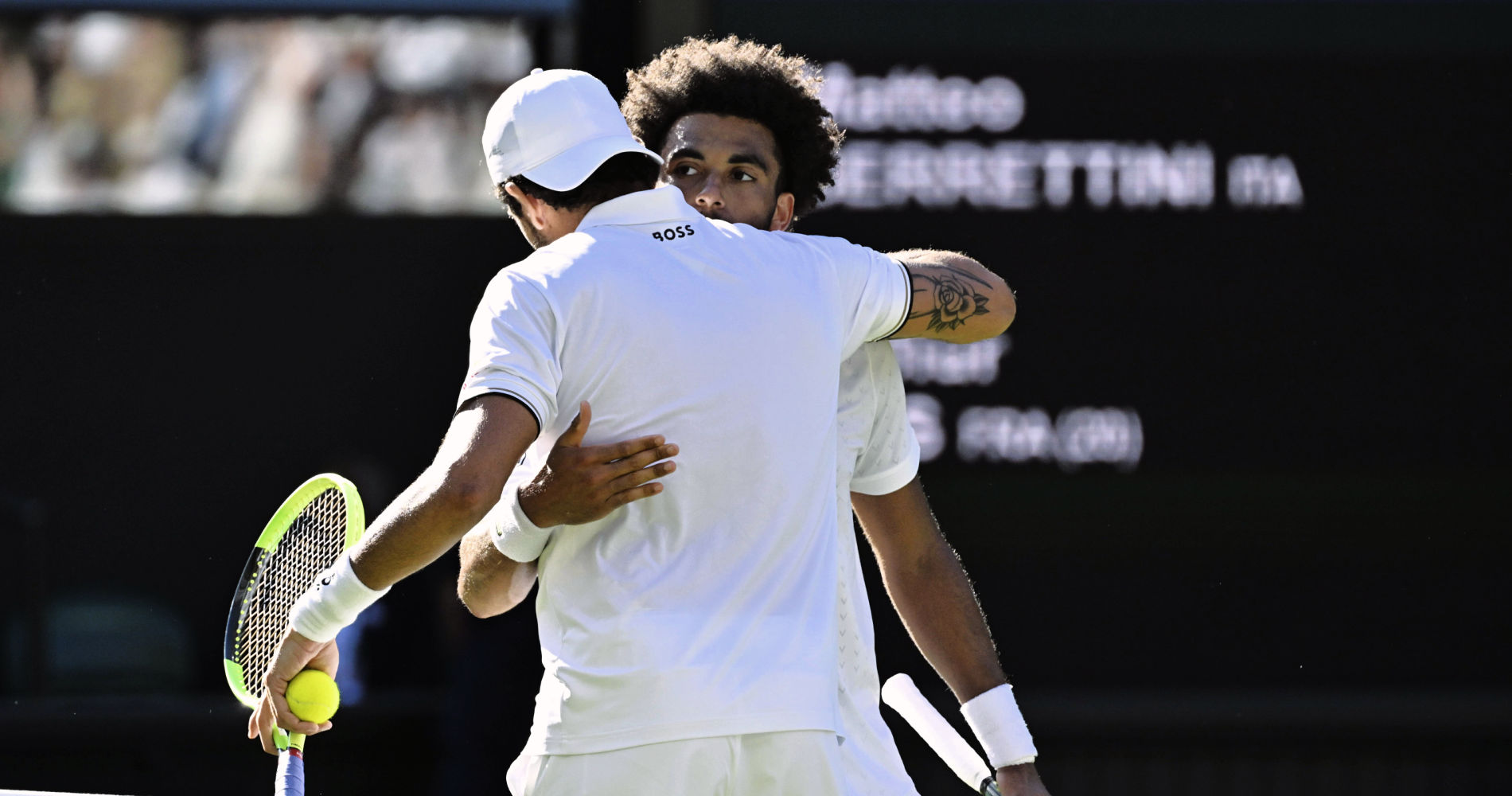 Arthur Fils defeated by Matteo Berrettini, Wimbledon 2026