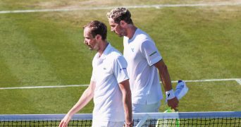 Daniil Medvedev and Jen-Lennart Struff, Wimbledon 2026