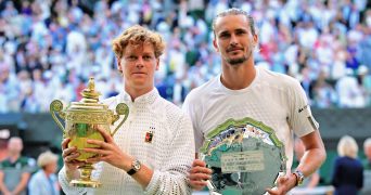 Jannik Sinner and Alexander Zverev, Wimbledon 2026