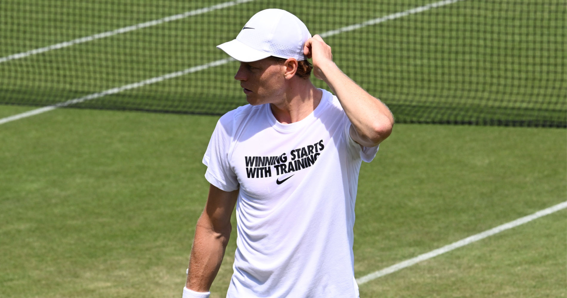Jannik Sinner, Wimbledon 2026 practice