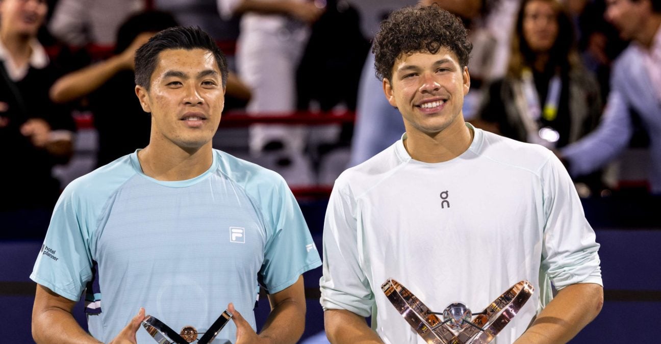 Brandon Nakashima ans Ben Shelton, Montreal 2026 | © Yannick Legare/ZUMA/SIPA