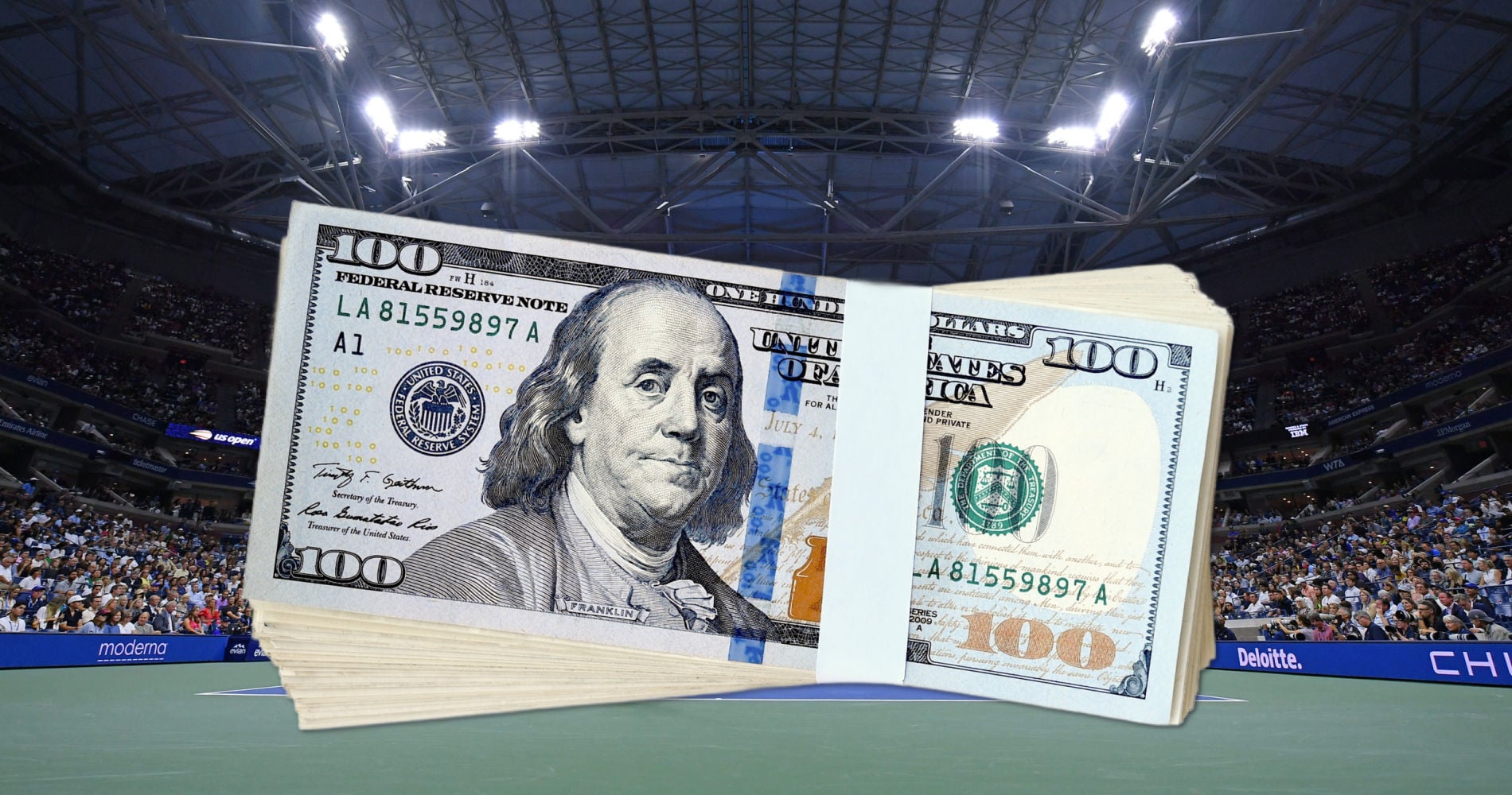 US Open 2026, prize money