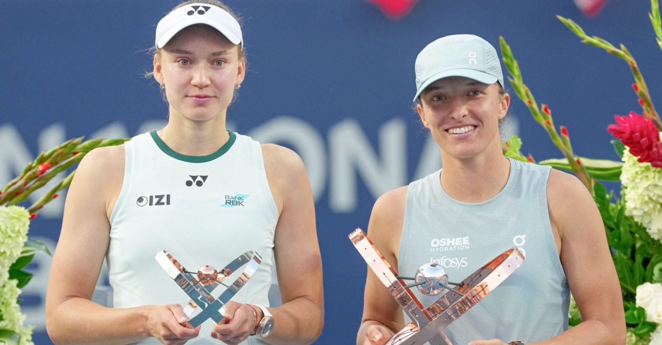 Elena Rybakina and Iga Swiatek, Toronto 2026