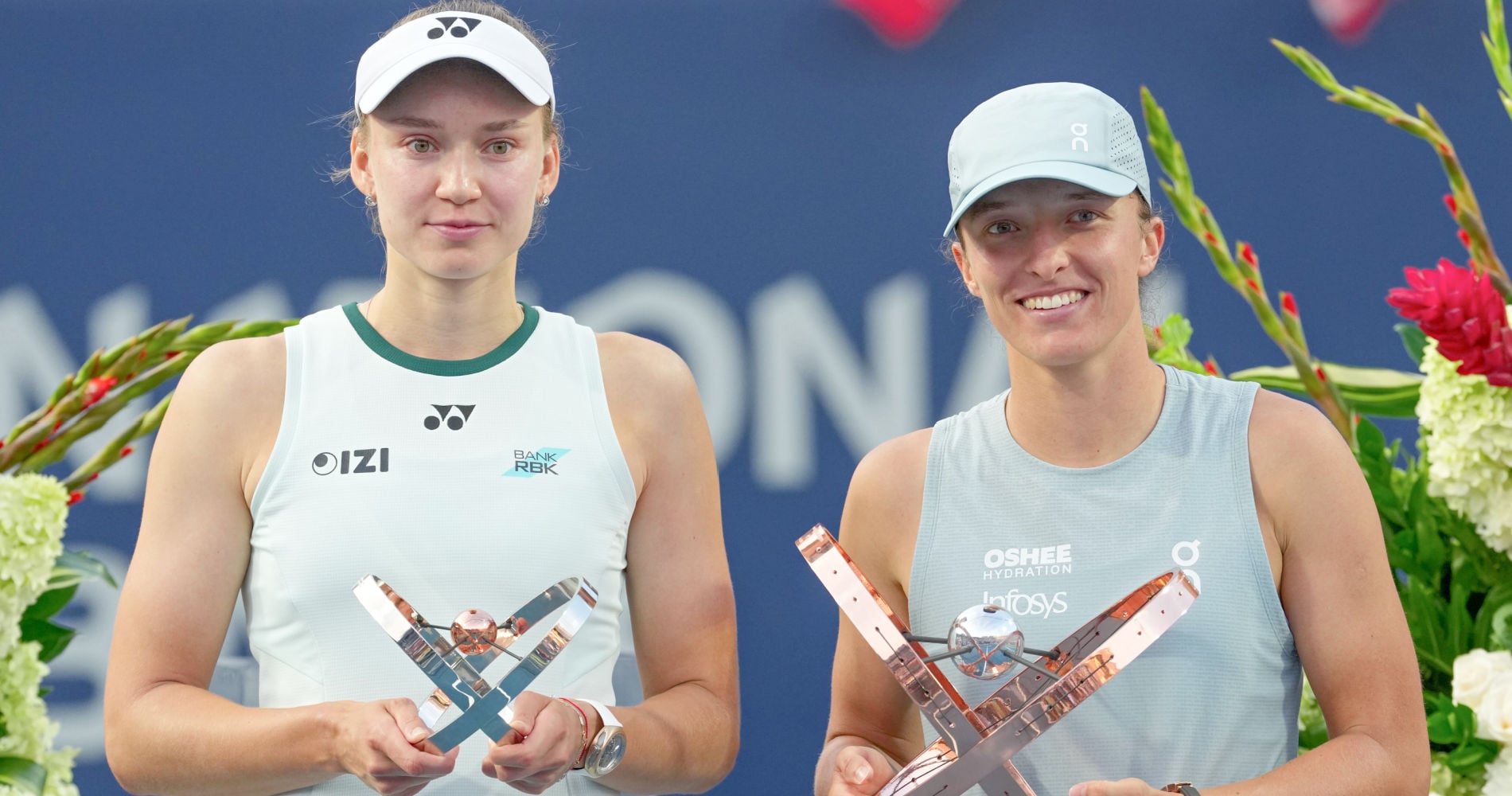 Elena Rybakina and Iga Swiatek, Toronto 2026