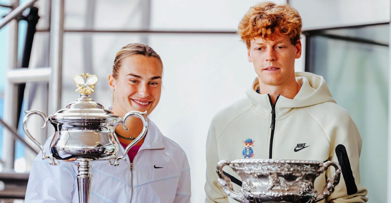 Aryna Sabalenka and Jannik Sinner, 2025