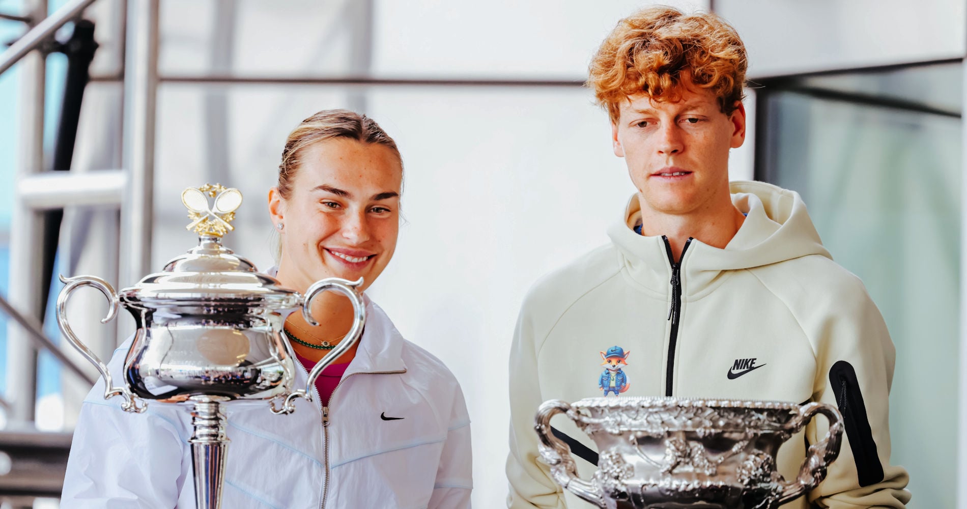 Aryna Sabalenka and Jannik Sinner, 2025