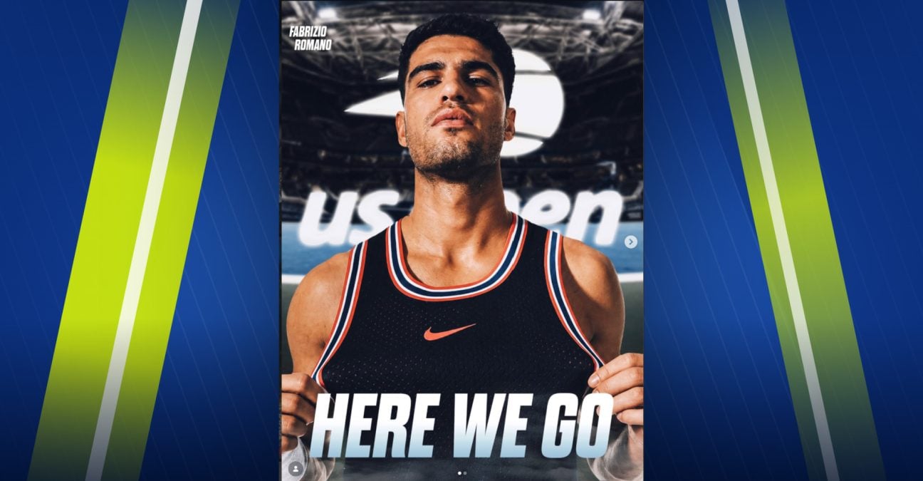Carlos Alcaraz back at the US Open 2026