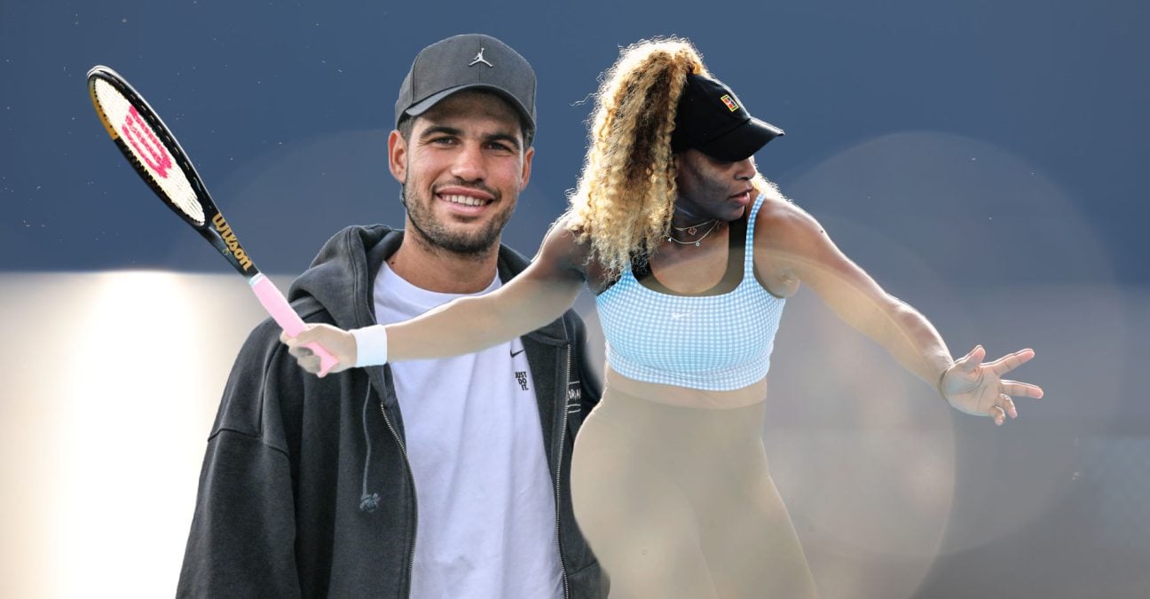 Carlos Alcaraz and Serena Williams, US Open