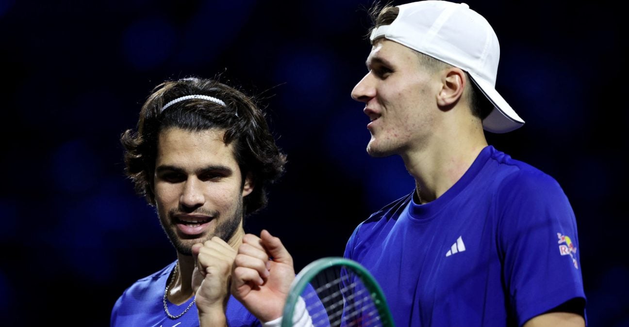 Carlos Alcaraz and Jakub Mensil, Laver Cup 2026