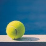 Blue and green hard court, tennis