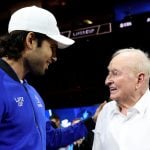 Carlos Alcaraz and Rod Laver, Laver Cup 2026