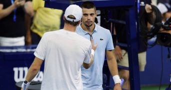 Arthur Gea and Botic van de Zandschulp, US Open 2026