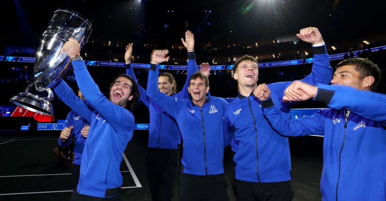 Team Europe winning the 2026 Laver Cup