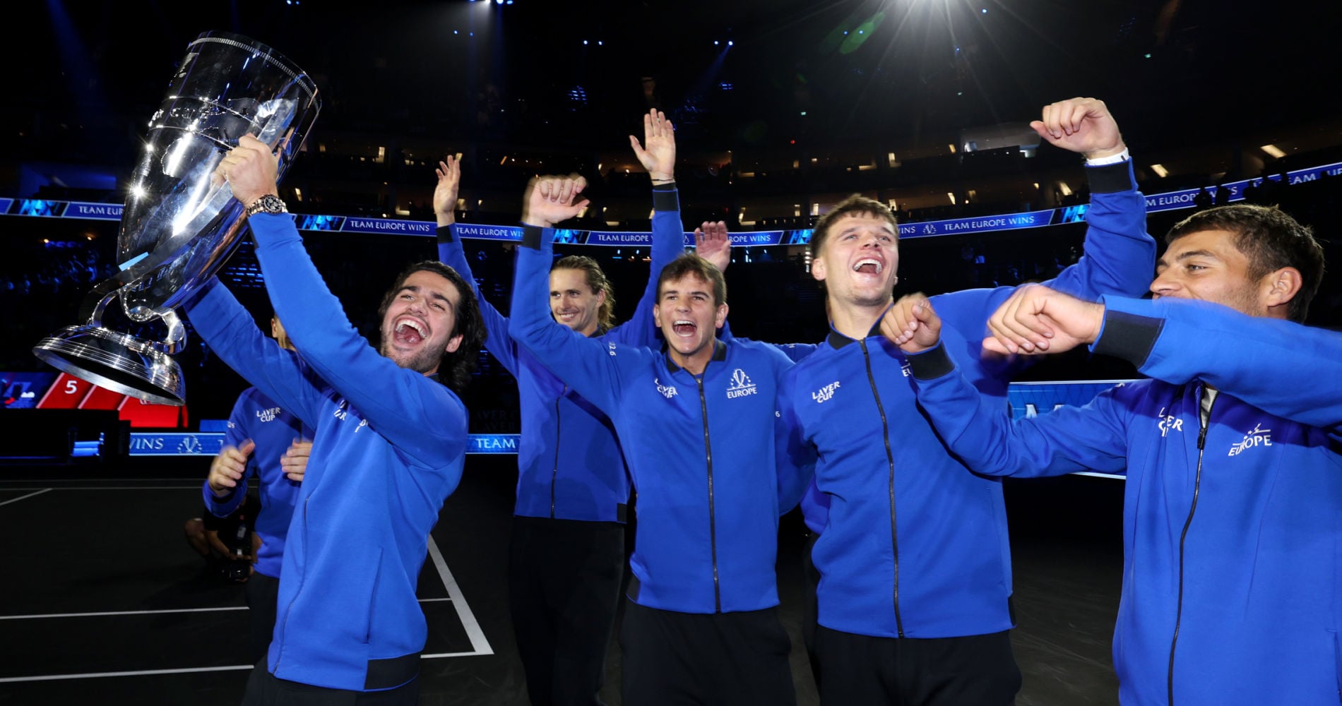 Team Europe winning the 2026 Laver Cup
