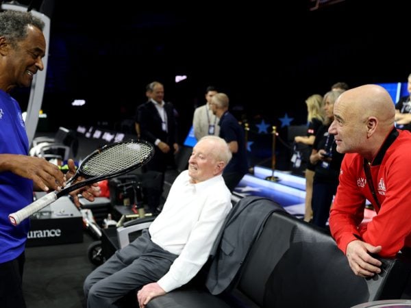 Yannick Noah, Rod Laver and Andre Agassi, 2026