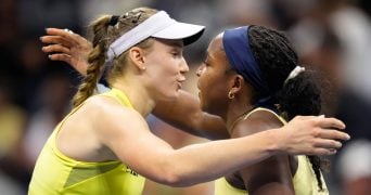Elena Rybakina and Coco Gauff, US Open 2026
