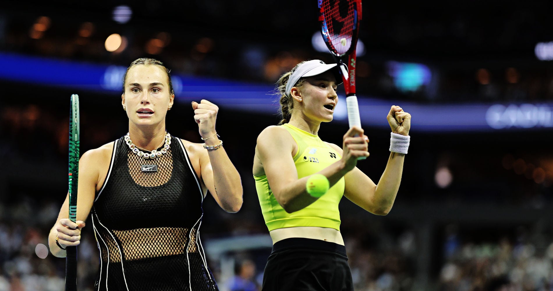Aryna Sabalenka and Elena Rybakina, US Open 2026