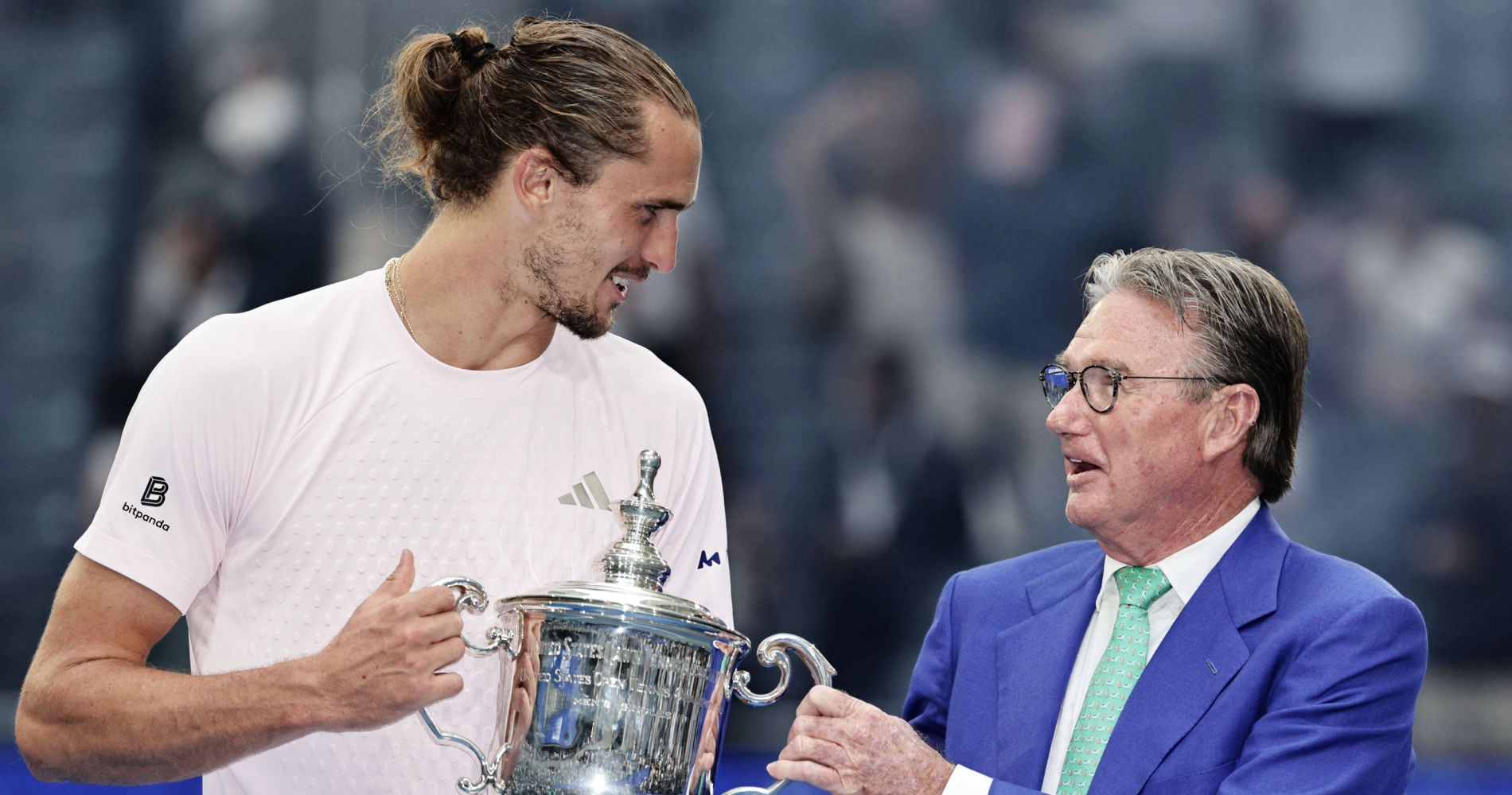 Alexander Zverev and Jimmy Connors | © ergen Hasenkopf/Psnewz