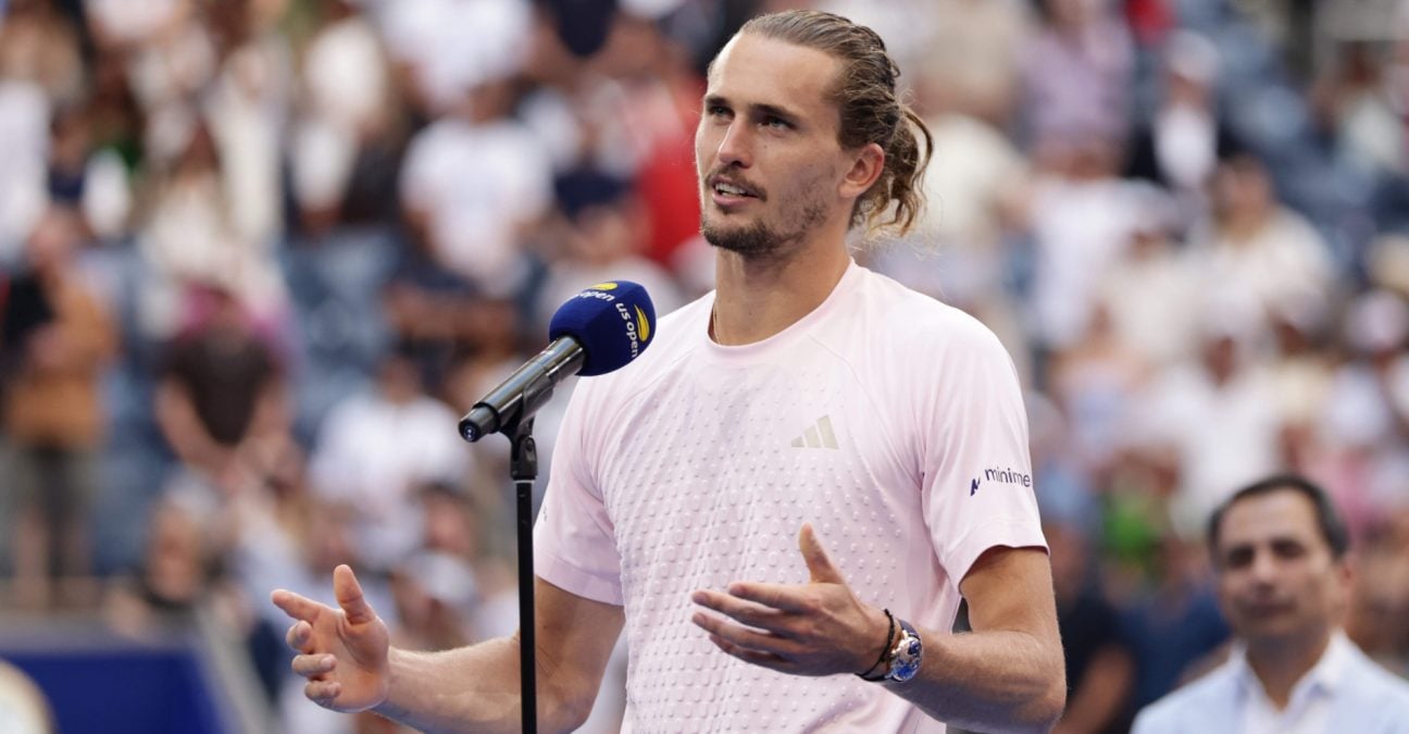Alexander Zverev's speech, US Open 2026