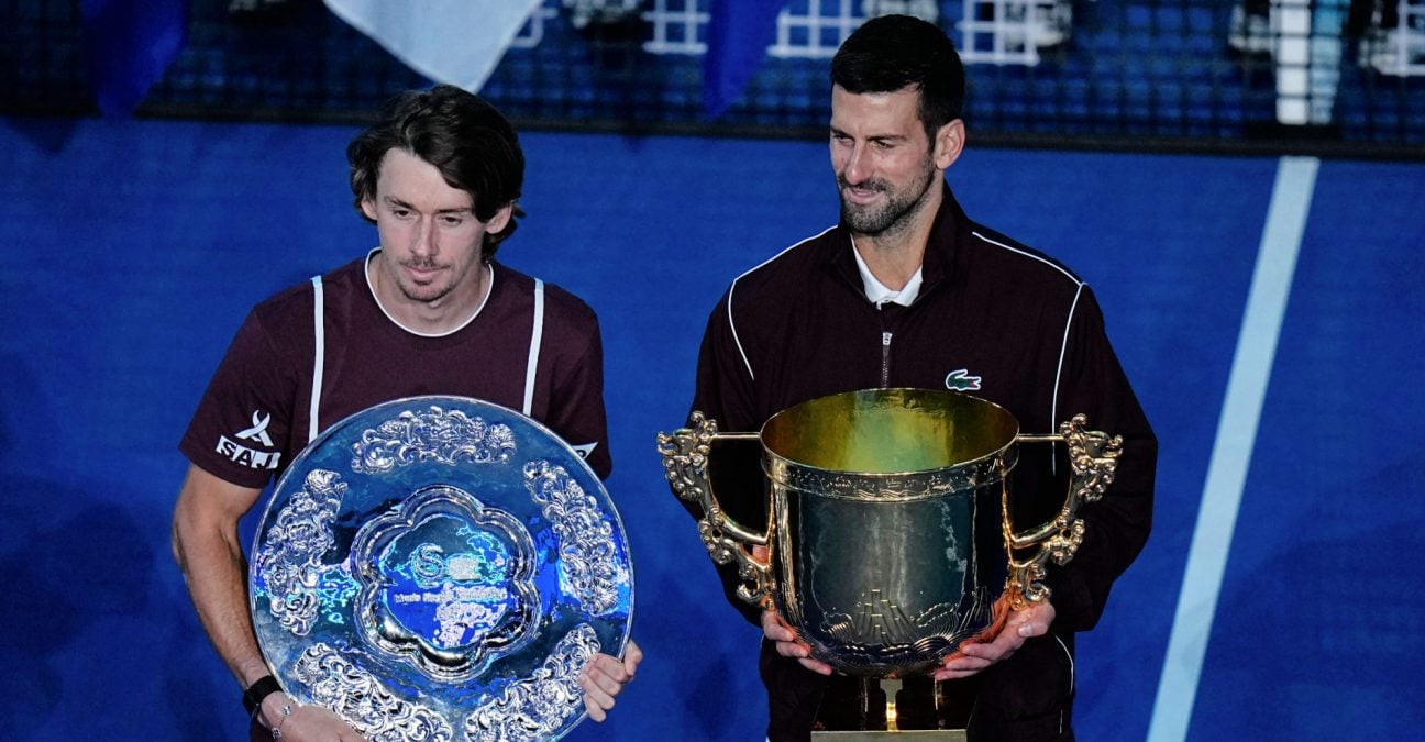 Alex de Minaur, Novak Djkokovic, Beijing 2026