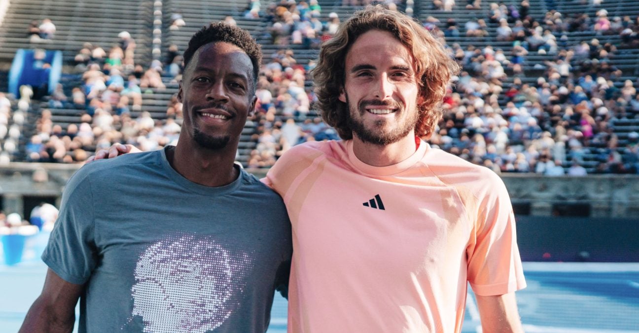 Gaël Monfils and Stefanos Tsitsipas, 2024