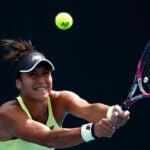 Britain's Heather Watson in action