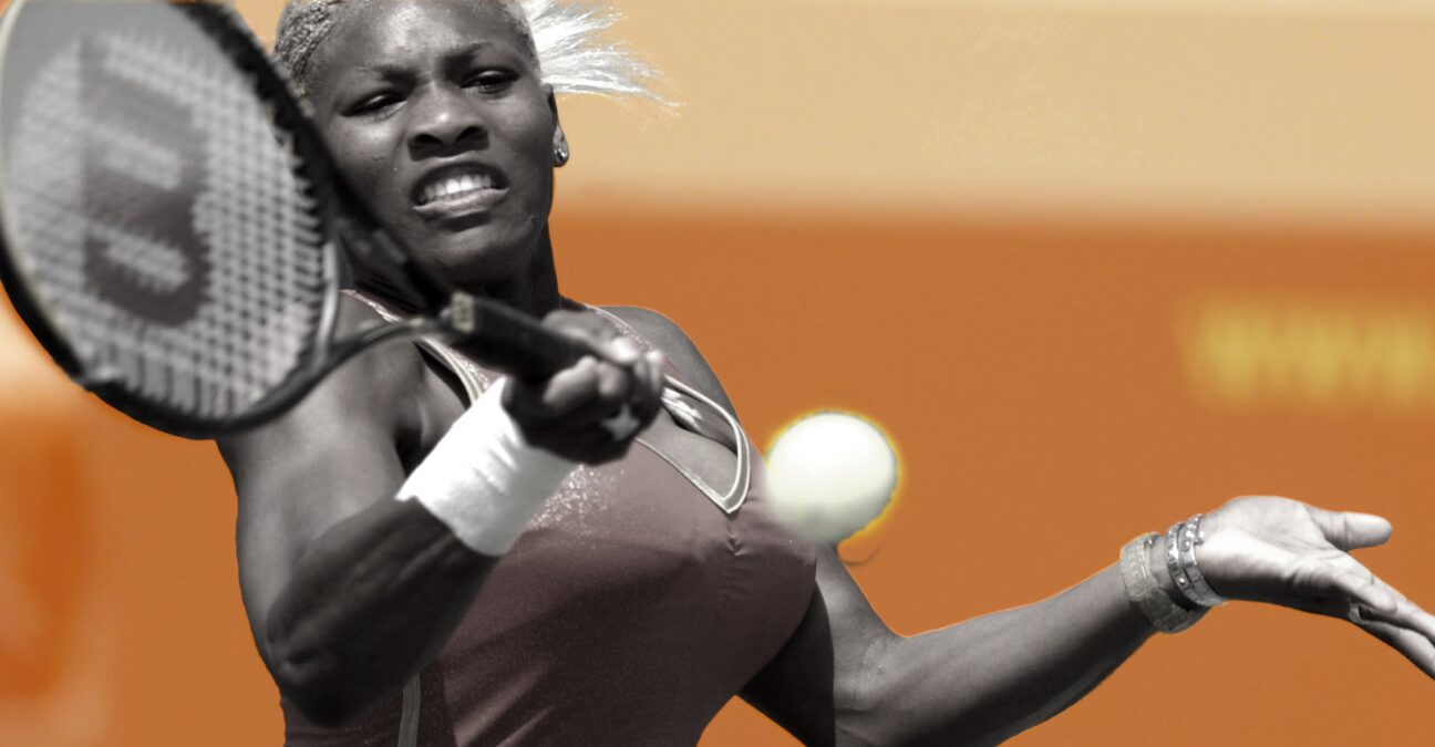 The 19th, May, 2002, Serena finally won a title on clay