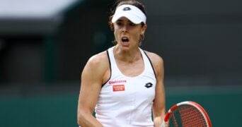 Alizé Cornet / Wimbledon 2022 © AI / Reuters / Panoramic
