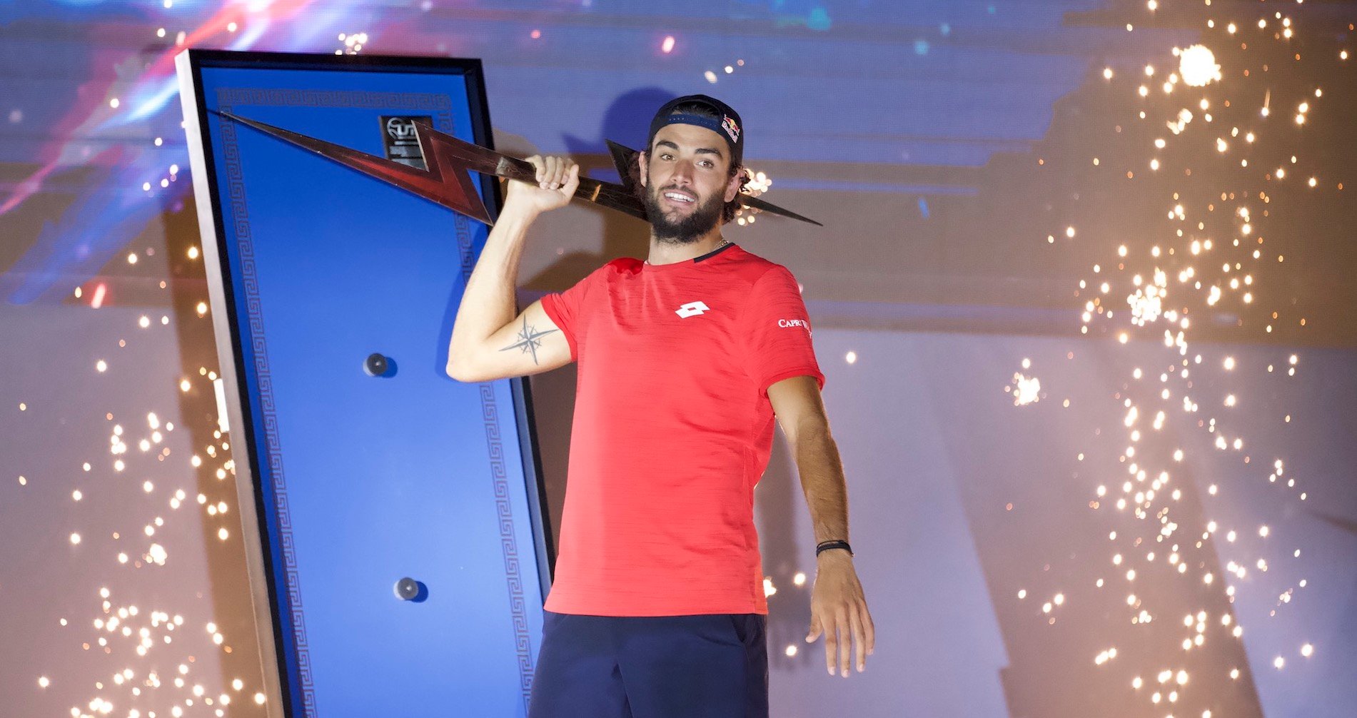 Matteo Berrettini, winner of Ultimate Tennis Showdown 2020