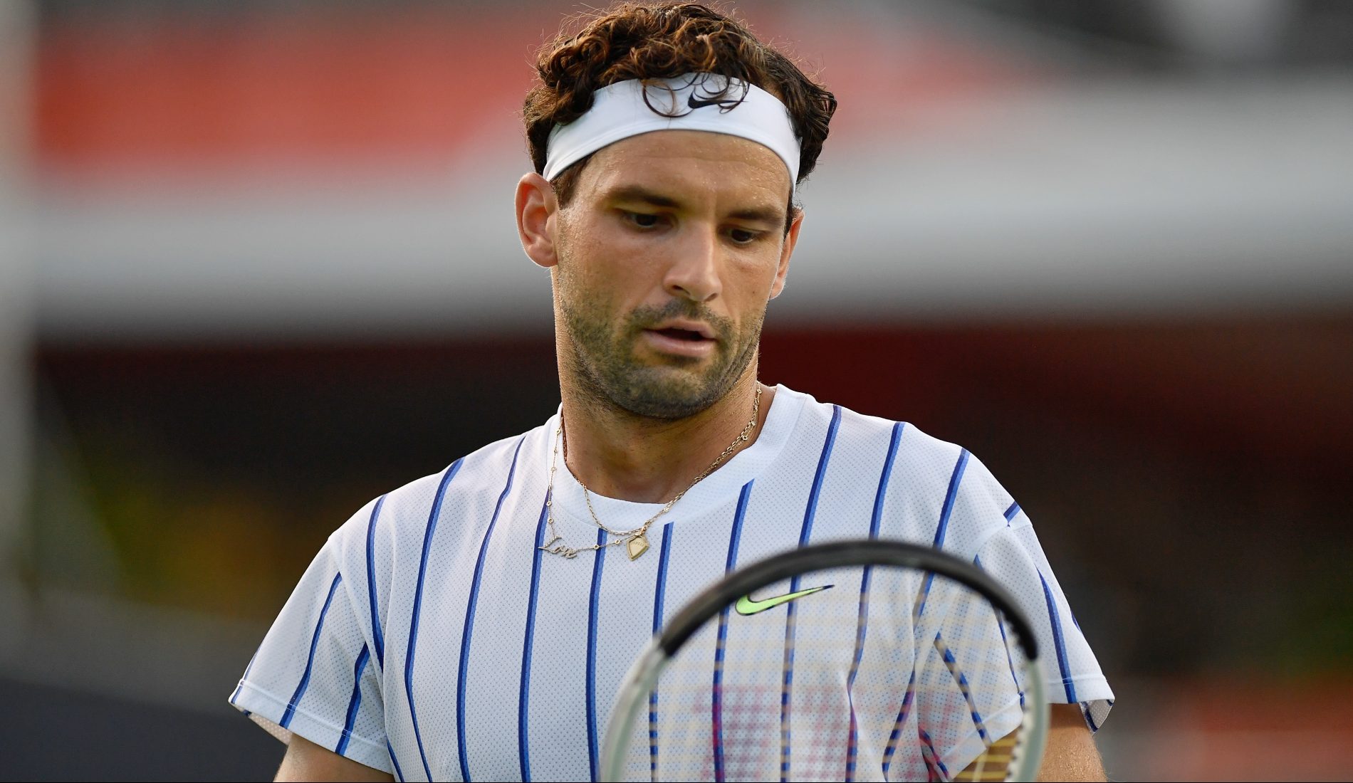 Grigor Dimitrov playing UTS, July 2020