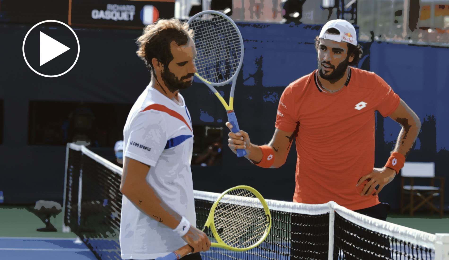 Gasquet vs Berrettini Highlights