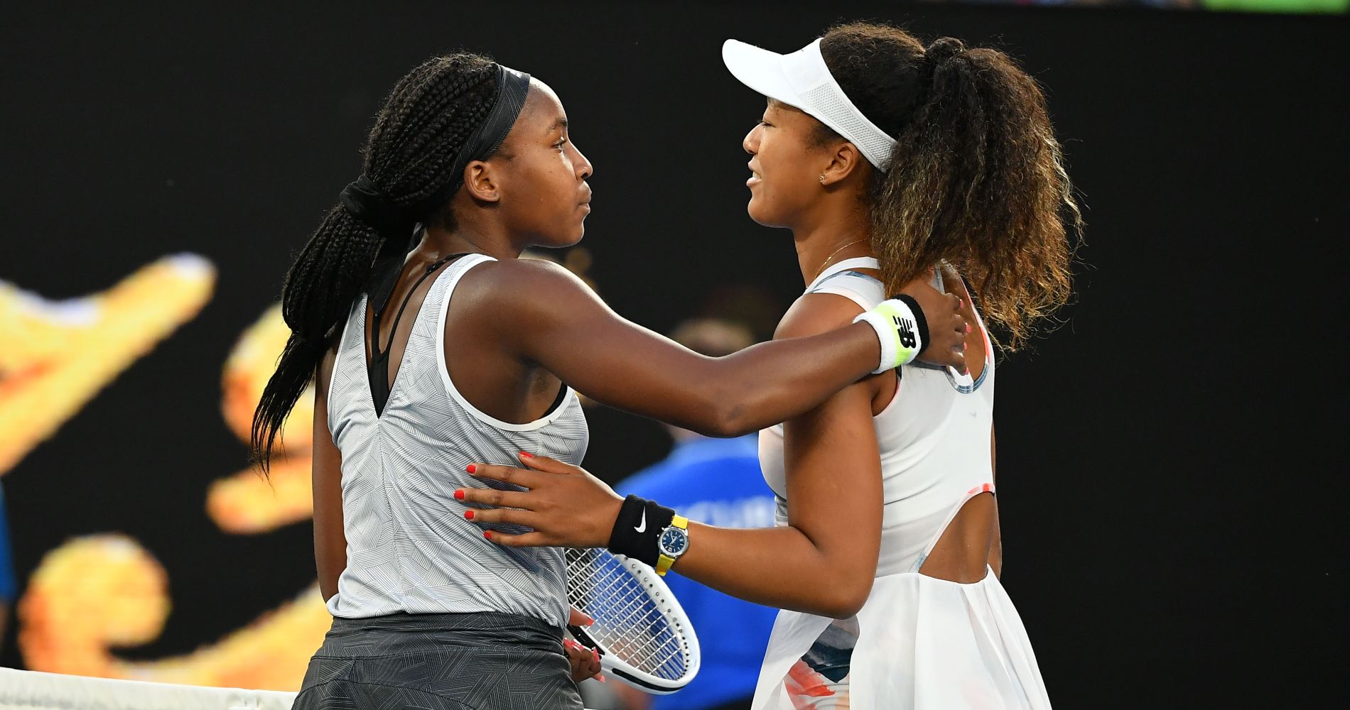Coco Gauff and Naomi Osaka, Australian Open 2020