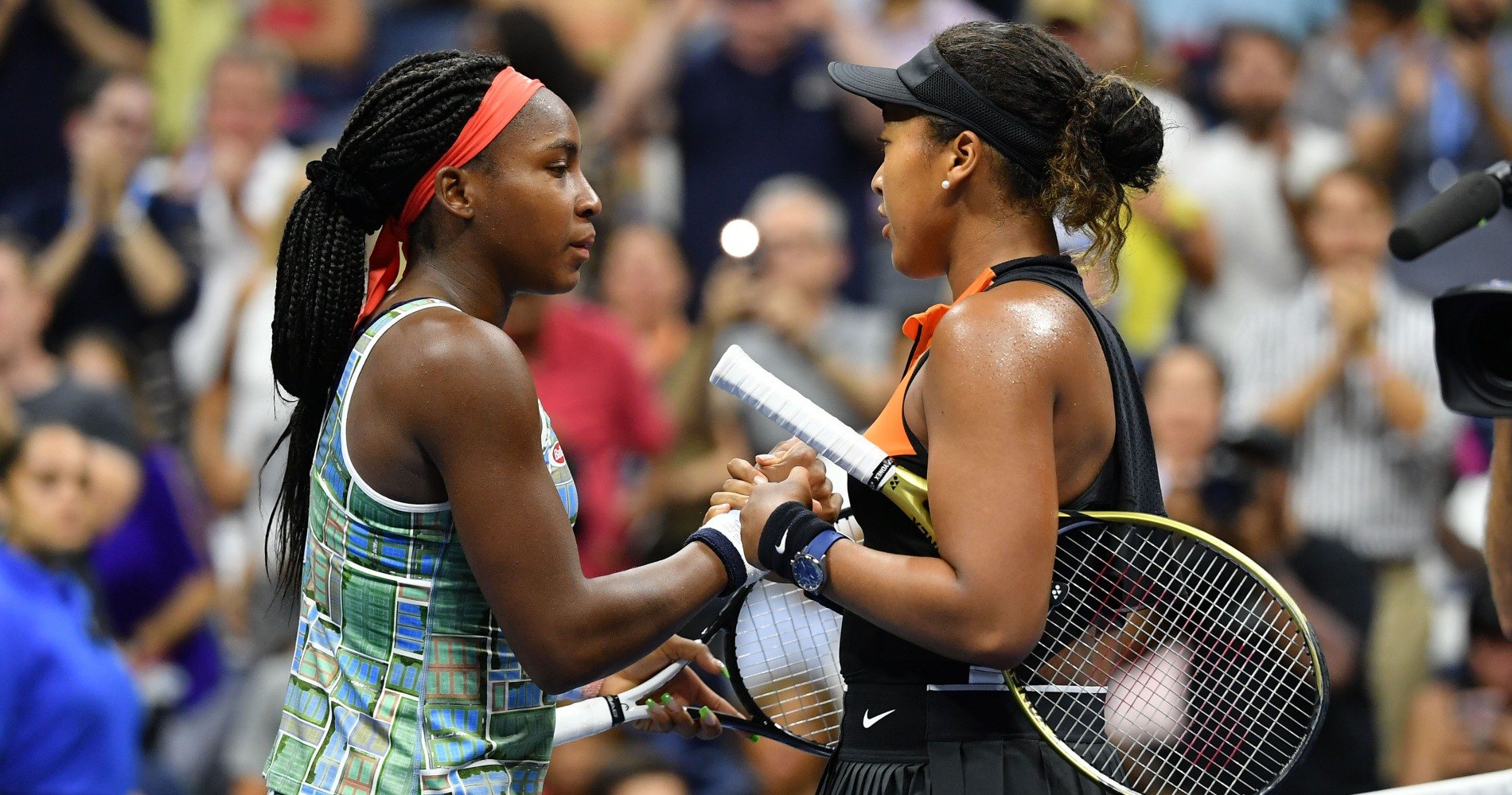 Naomi Osaka and Coco Gauff, US Open 2019